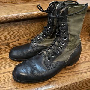 Vintage US Army Jungle Boots Men's Size 10R